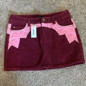 Nasty Gal corduroy skirt